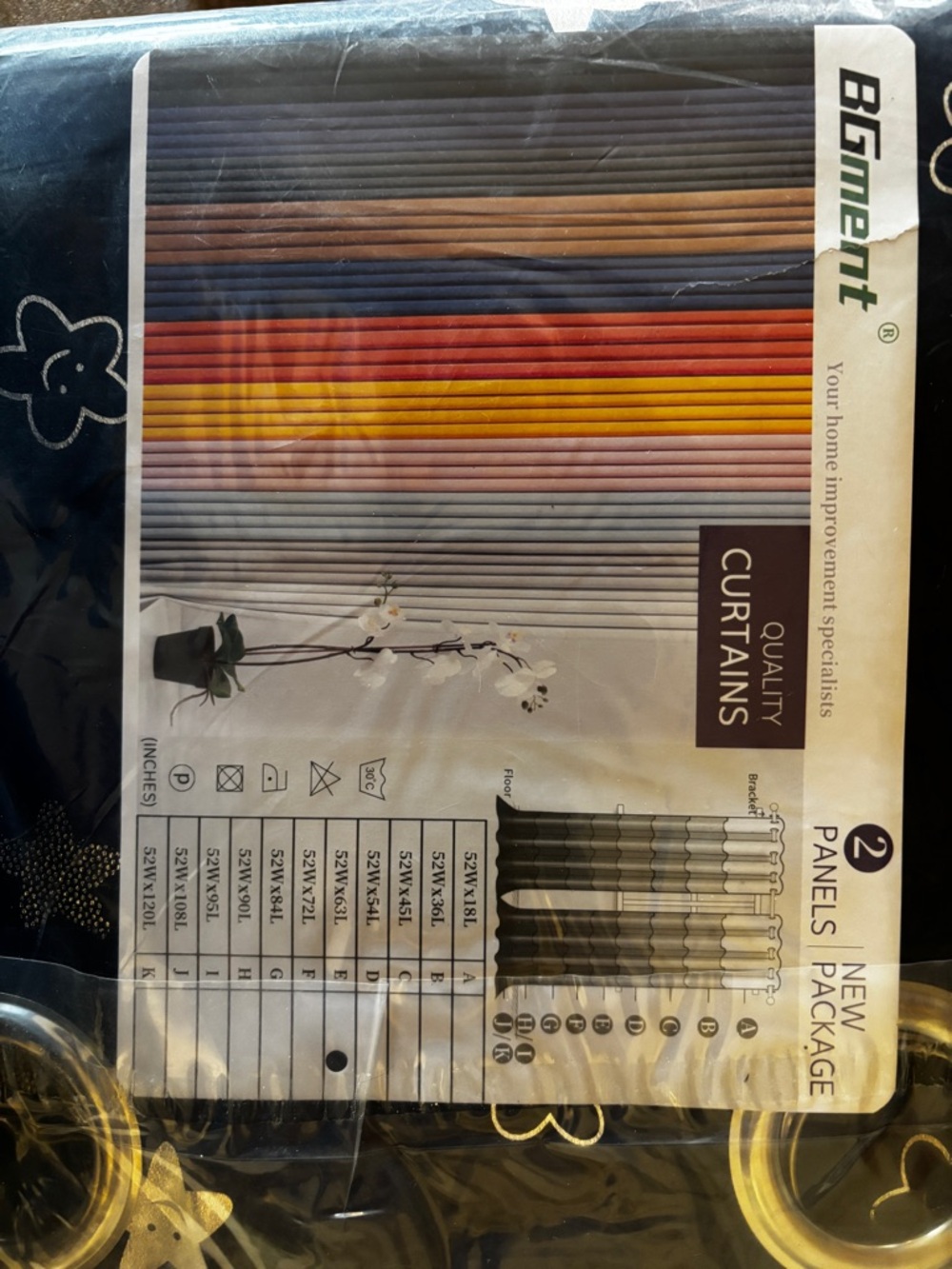 Blackout Curtains - Navy